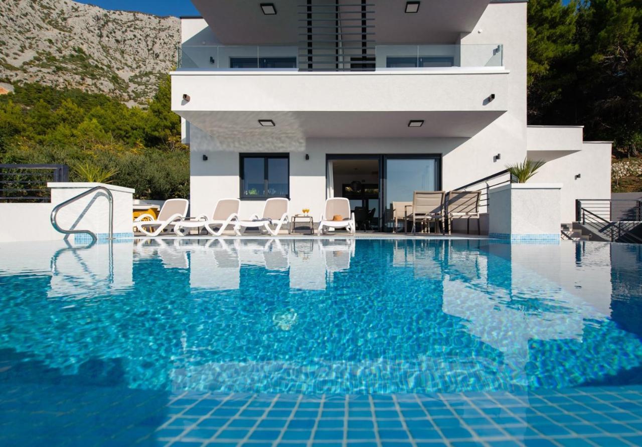 Villa Leona A Luxury Villa Near Makarska, Heated Pool Živogošće Szoba fotó