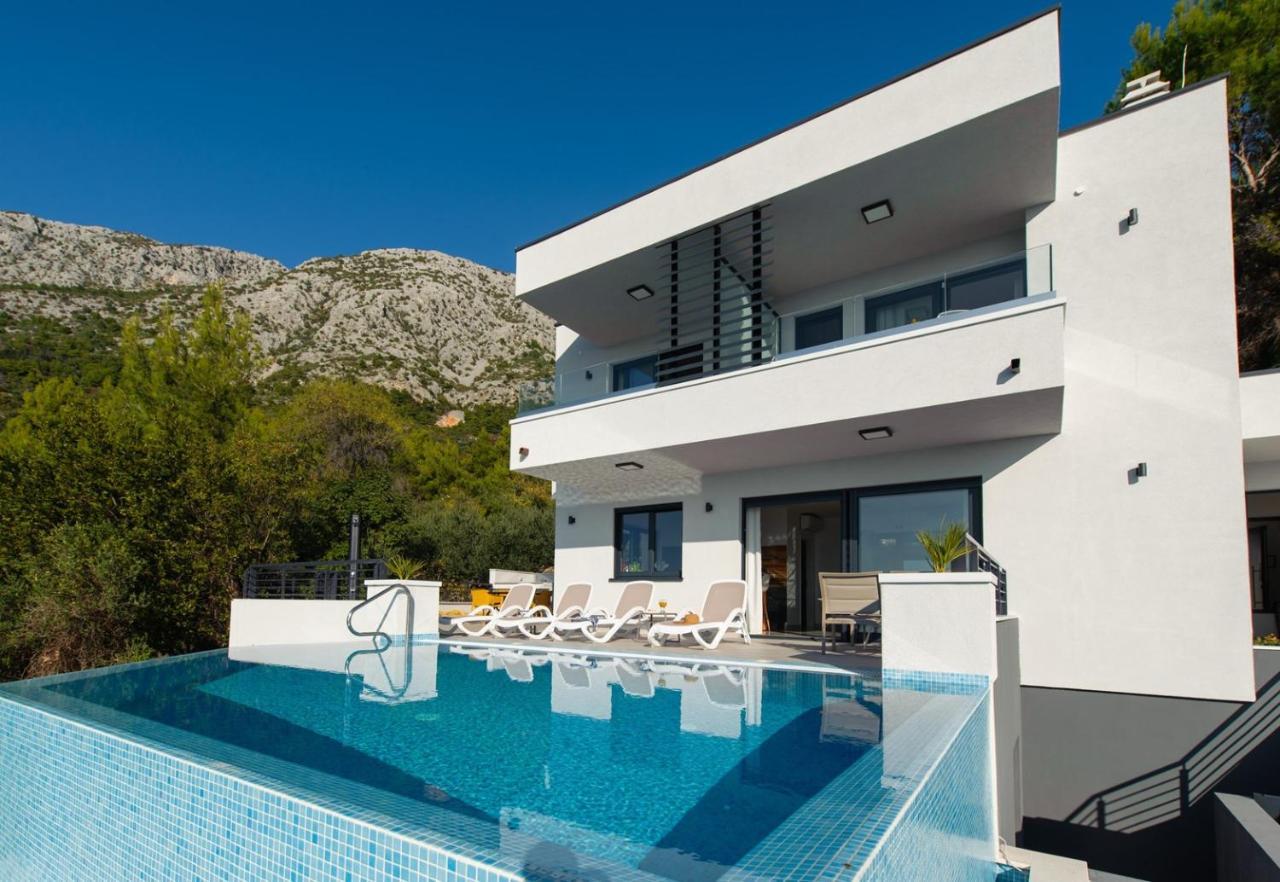 Villa Leona A Luxury Villa Near Makarska, Heated Pool Živogošće Kültér fotó
